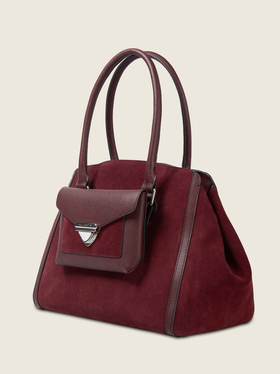 Grand Cabas - LeCaprice - Aubergine Velours