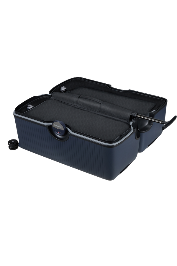 Valise Ibon 4 roues 76cm Bleu Foncé