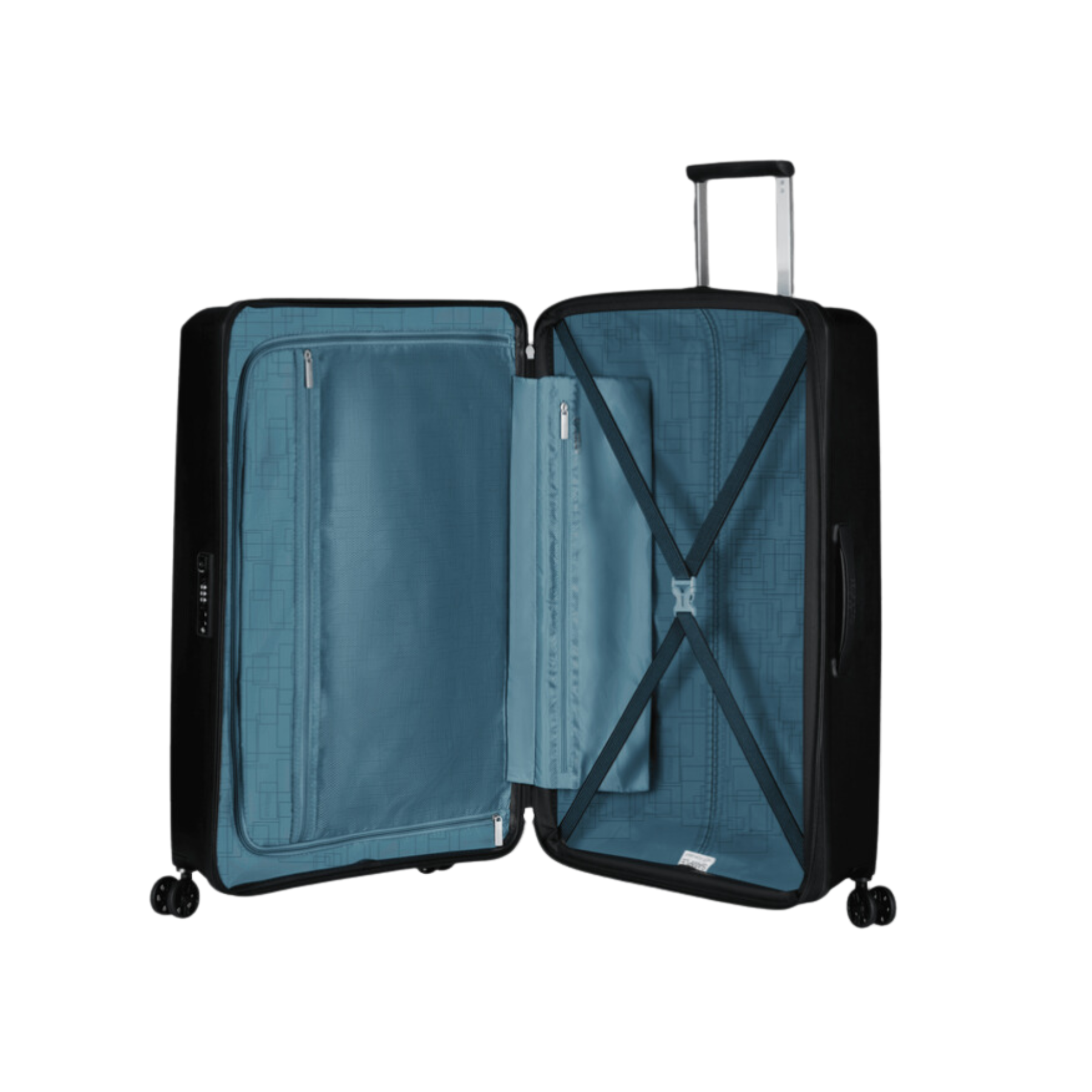 Valise 4 roues- Aerostep 77cm Noir