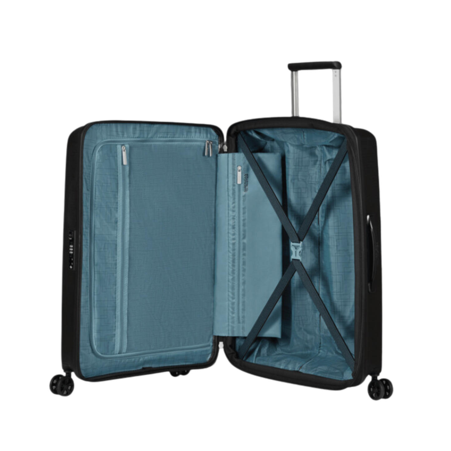 Valise 4 roues- Aerostep 67cm Noir