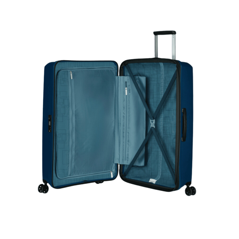 Valise 4 roues- Aerostep 77cm Bleu Marine