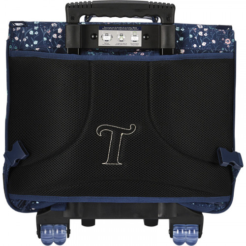 Cartable trolley 41cm roulettes Tann s Nina Bleu Le Store Sacage