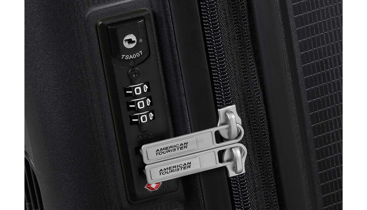 Valise 4 roues- Aerostep 77cm Noir